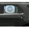 Logo & Company Name Car Sun Shade Black - In Car Window