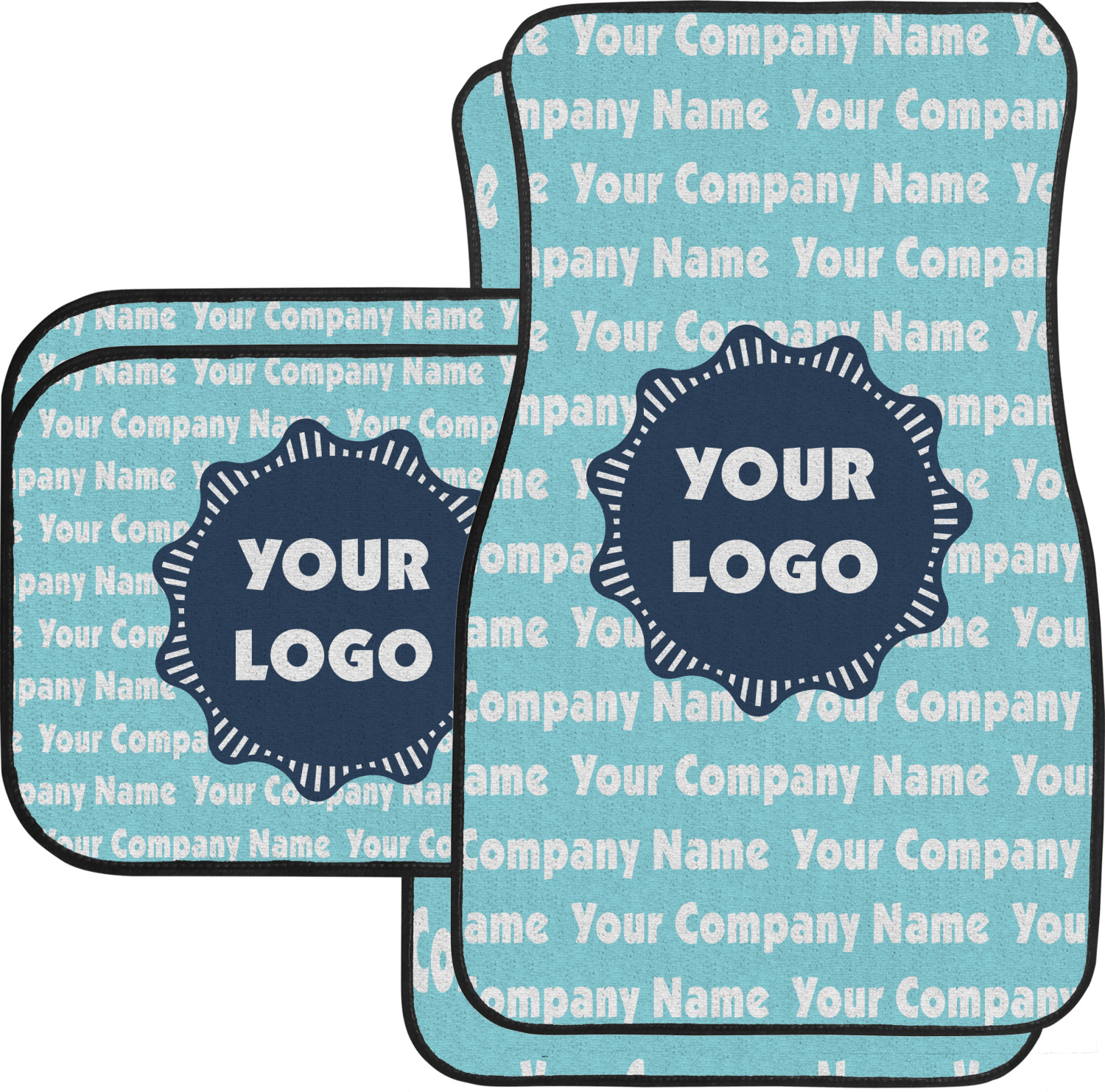 Logo & Company Name Car Floor Mats (Personalized) YouCustomizeIt