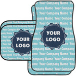 Logo & Company Name Car Floor Mats Set - 2 Front & 2 Back