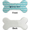 Logo & Company Name Ceramic Flat Ornament - Bone Front & Back Single Print (APPROVAL)