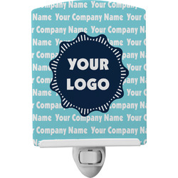 Logo & Company Name Ceramic Night Light (Personalized)