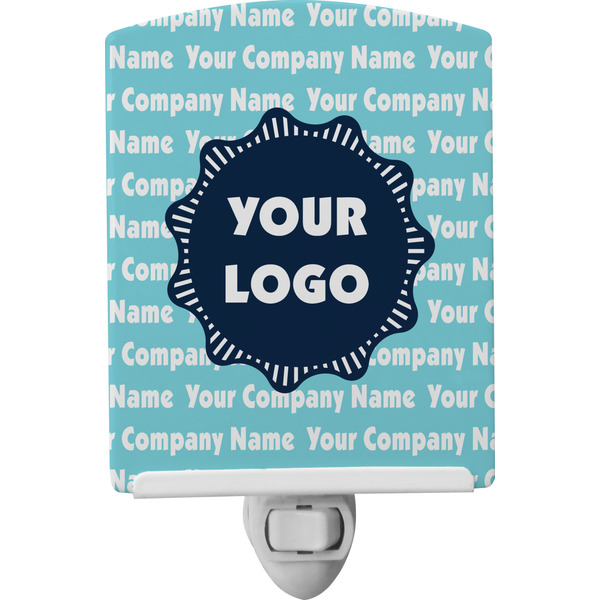 Custom Logo & Company Name Ceramic Night Light