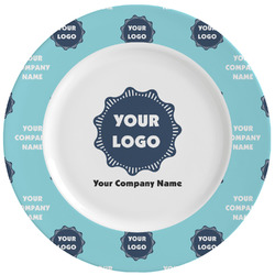 Logo & Company Name Ceramic Dinner Plates (Set of 4) (Personalized)