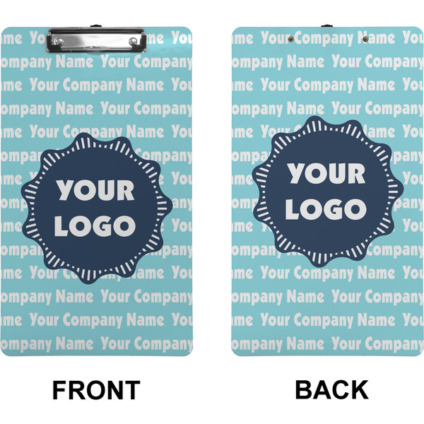 Logo & Company Name Clipboard (Legal) (Front + Back)