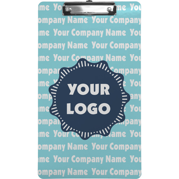 Custom Logo & Company Name Clipboard - Legal Size