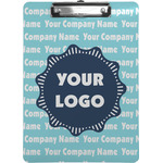 Logo & Company Name Clipboard - Letter Size