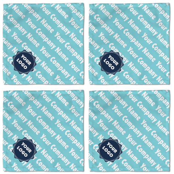 Logo & Company Name Cloth Napkins - Personalized Lunch (APPROVAL) Set of 4