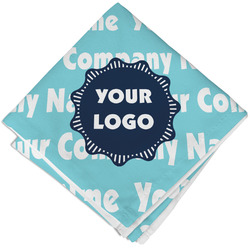 Logo & Company Name Cloth Cocktail Napkin - Single