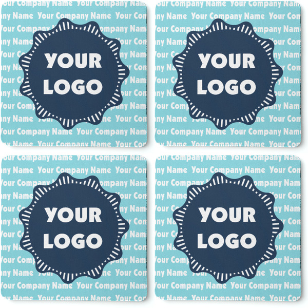 Logo & Company Name Coaster Rubber Back - Apvl