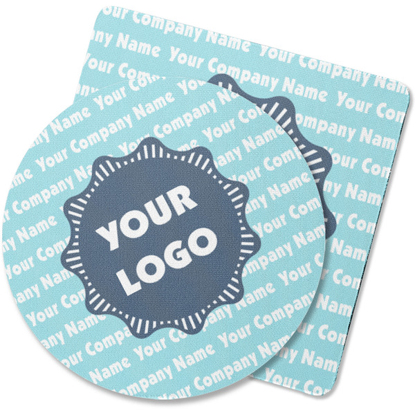 Custom Logo & Company Name Rubber Backed Coaster