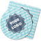 Logo & Company Name Coasters Rubber Back - Main