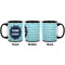 Logo & Company Name Coffee Mug - 11 oz - Black APPROVAL