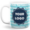 Logo & Company Name Coffee Mug - 11 oz - Full- White