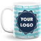 Logo & Company Name 11 oz Coffee Mug - White