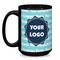 Logo & Company Name Coffee Mug - 15 oz - Black