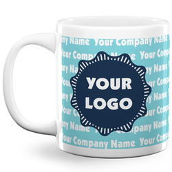 Logo & Company Name 20 oz Coffee Mug - White