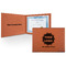Logo & Company Name Leatherette Certificate Holder (Personalized)