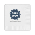 Logo & Company Name Coined Cocktail Napkins