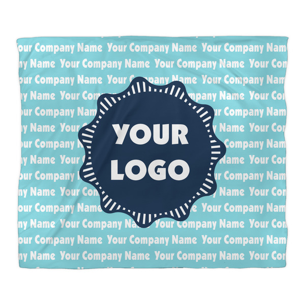 Logo & Company Name Comforter - King - Front