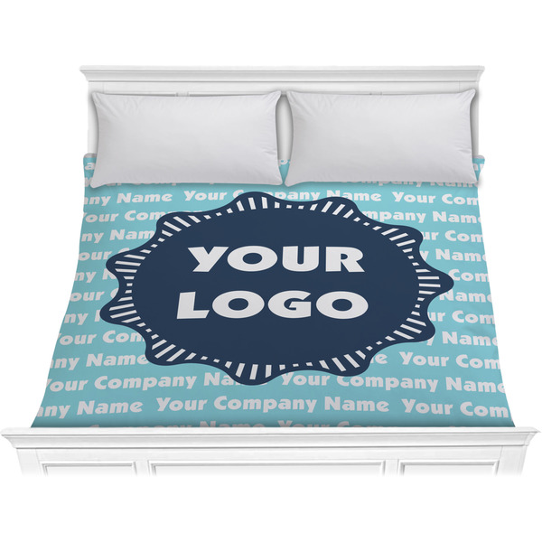 Custom Logo & Company Name Comforter - King
