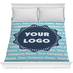 Logo & Company Name Comforter - Full / Queen