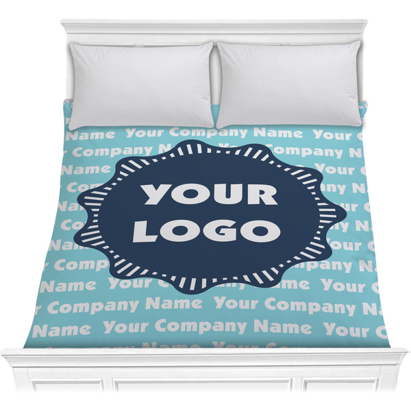 Custom Logo & Company Name Comforter - Full / Queen