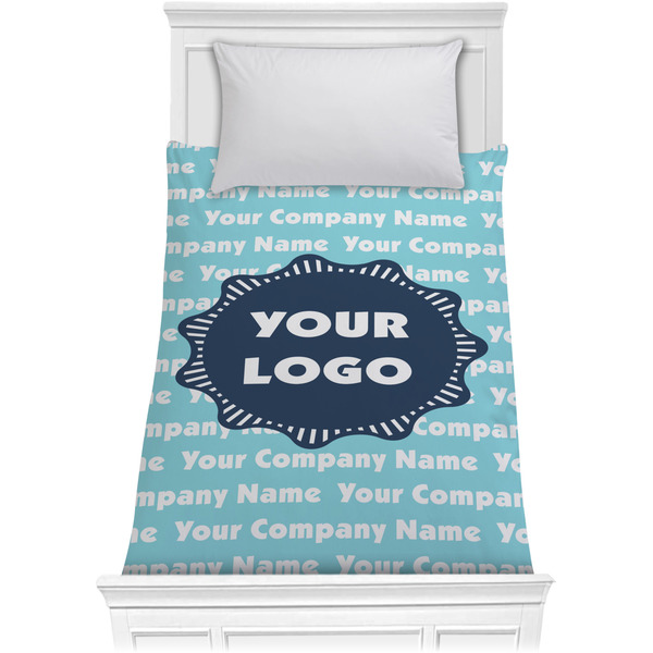 Logo & Company Name Comforter (Twin)
