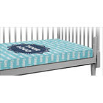 Logo & Company Name Crib Fitted Sheet (Personalized)