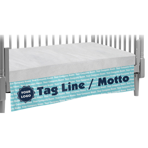 Custom Logo & Company Name Crib Skirt