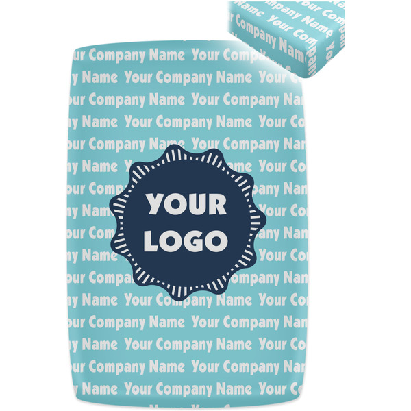Logo & Company Name Crib Fitted Sheet - Apvl