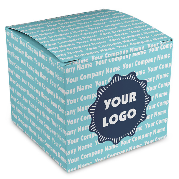 Custom Logo & Company Name Cube Favor Box