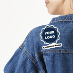 Logo & Company Name Twill Iron On Patch - Custom Shape