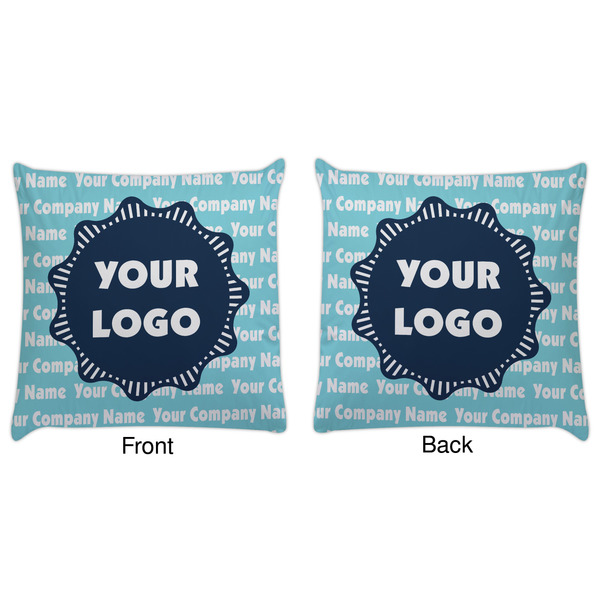 Logo & Company Name Decorative Pillow Case - Approval