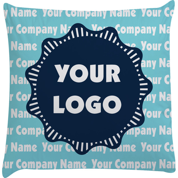 Custom Logo & Company Name Decorative Pillow Case