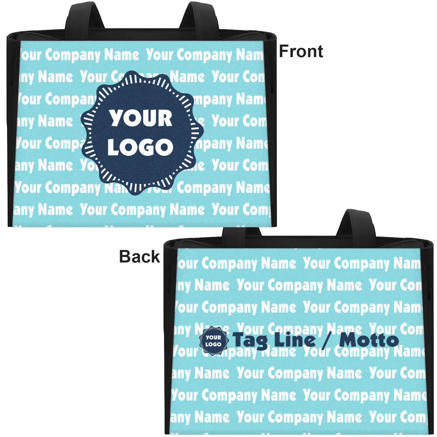 Logo & Company Name Ladies Workout Bag (Personalized) - YouCustomizeIt