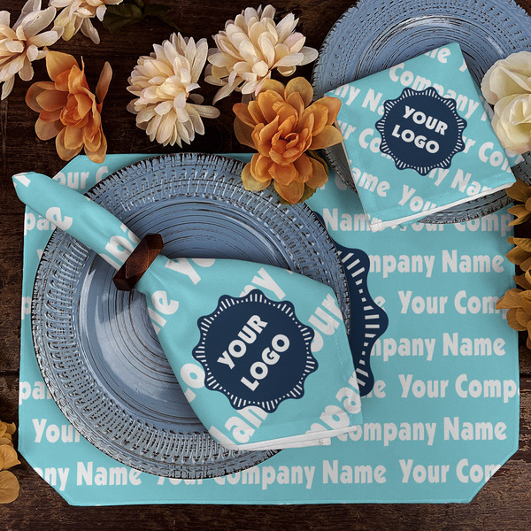 Logo & Company Name Dining Set