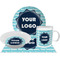Logo & Company Name Dinner Set - 4 Pc (Personalized)