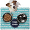 Logo & Company Name Dog Food Mat - Medium LIFESTYLE