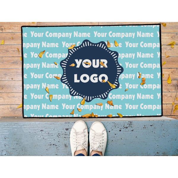 Logo & Company Name Door Mat - LIFESTYLE (Med)