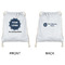 Logo & Company Name Drawstring Backpacks - Sweatshirt Fleece - Double Sided - APPROVAL