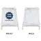 Logo & Company Name Drawstring Backpacks - Sweatshirt Fleece - Single Sided - APPROVAL