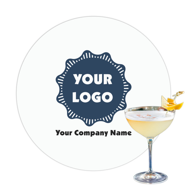 Custom Logo & Company Name Printed Drink Topper