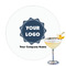 Logo & Company Name Drink Topper - Large - Single with Drink