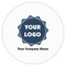 Logo & Company Name Drink Topper - Medium - Single