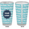 Logo & Company Name Pint Glass - Full Color - Front & Back Views