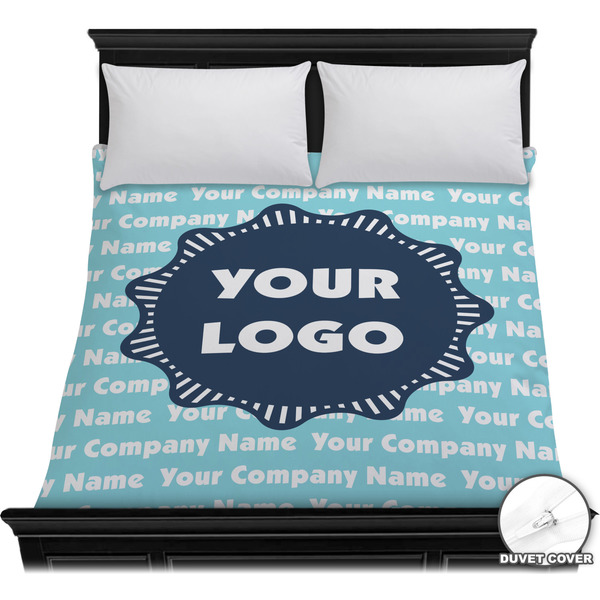 Custom Logo & Company Name Duvet Cover - Full / Queen