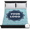 Logo & Company Name Duvet Cover - Full / Queen