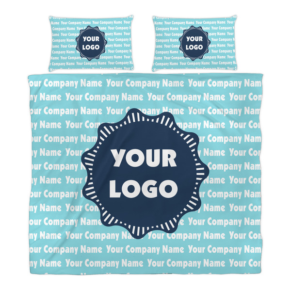 Logo & Company Name Duvet Cover Set - King - Alt Approval
