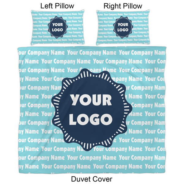 Logo & Company Name Duvet Cover Set - King - Approval