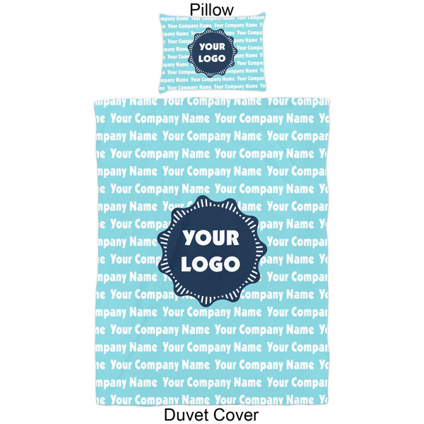 Logo & Company Name Duvet Cover Set - Twin - Approval